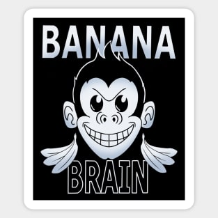 banana brain Sticker